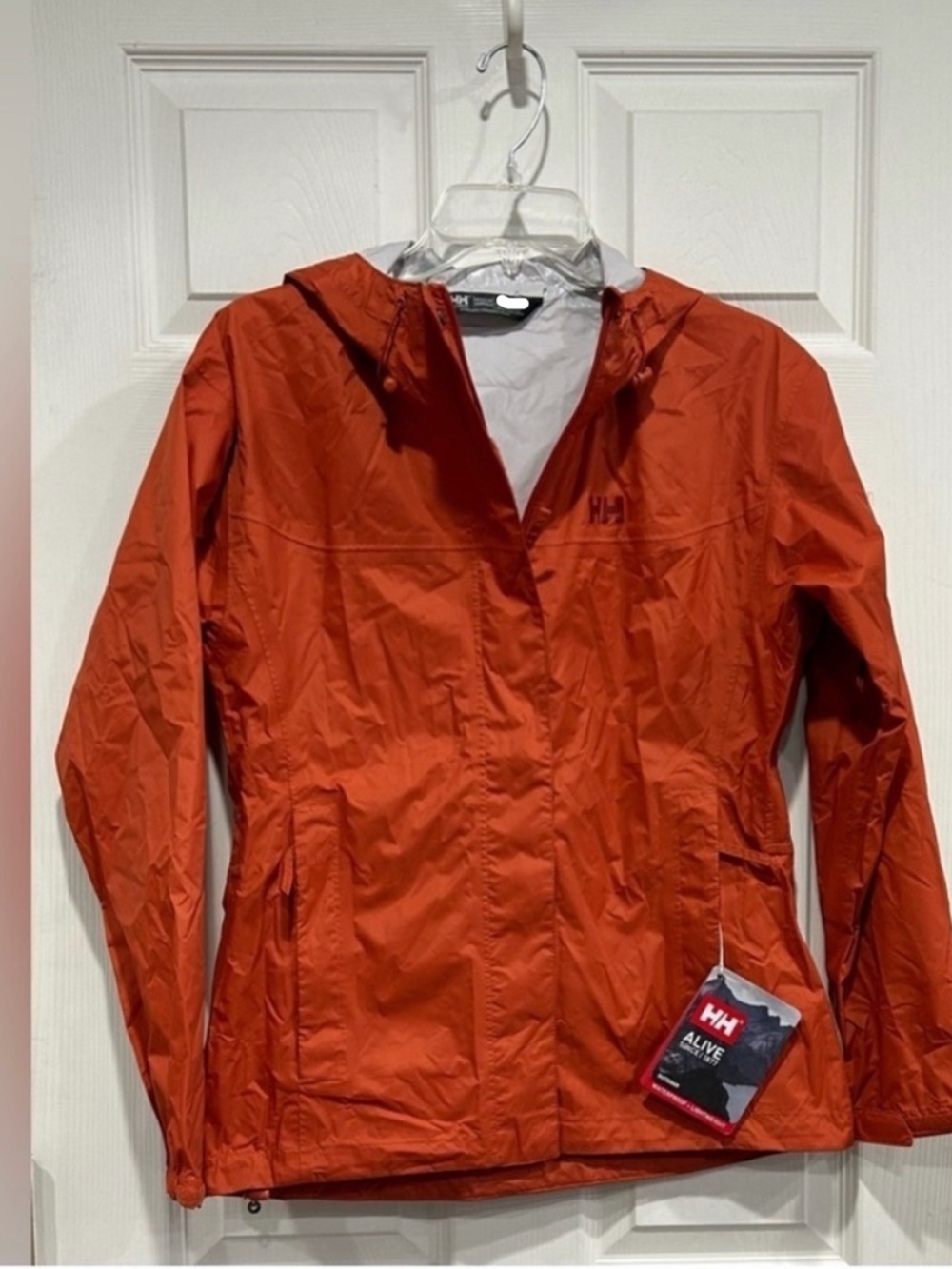 Helly Hansen Women's Small Loke Shell Jacket Womens Brick Red NWT Waterproof